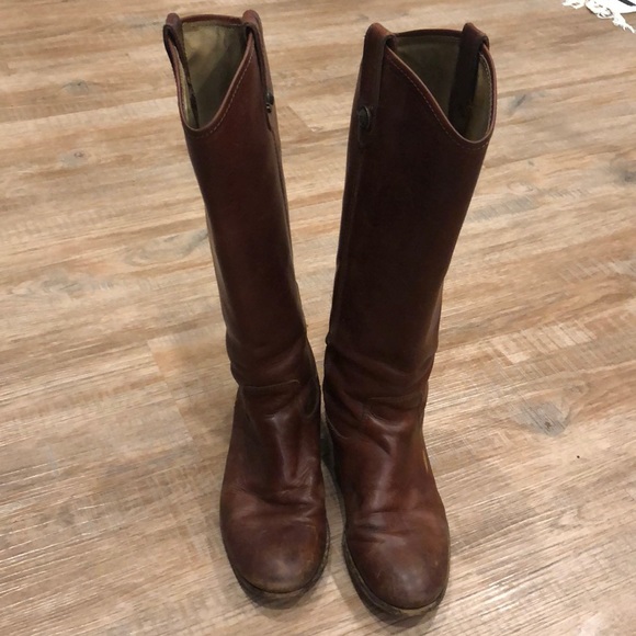 Frye Melissa Brown Boots sz 6.5 - Picture 3 of 3